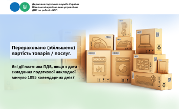 Перераховано (збільшено) вартість товарів / послуг. Які дії платника ПДВ, якщо з дати складання податкової накладної минуло 1095 календарних днів?